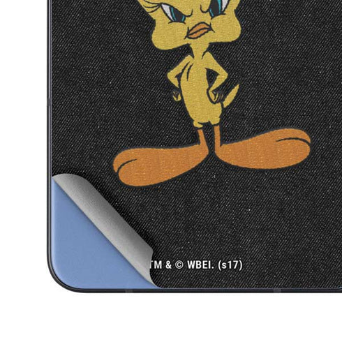 Looney Tunes Tweety Bird Thats All Folks Galaxy Z Fold5 5G Skin